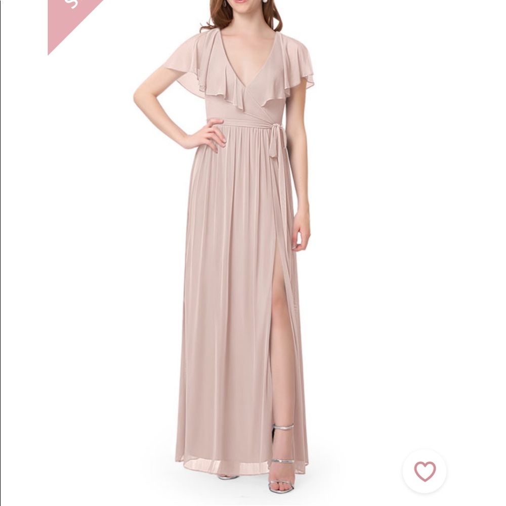 Azazie bridesmaid/formal dress. Dusty rose.